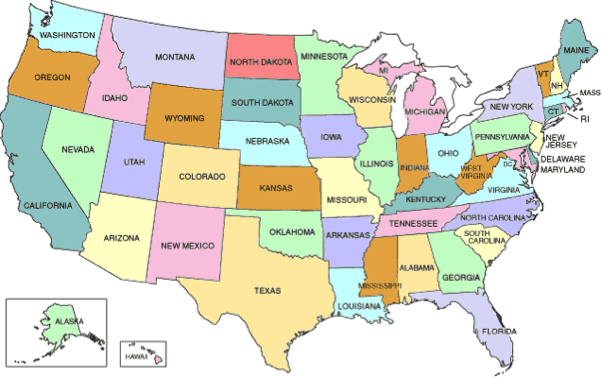 AA Car Transport - US MAP