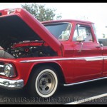 Davie FL Car Show Red Custom Chevy